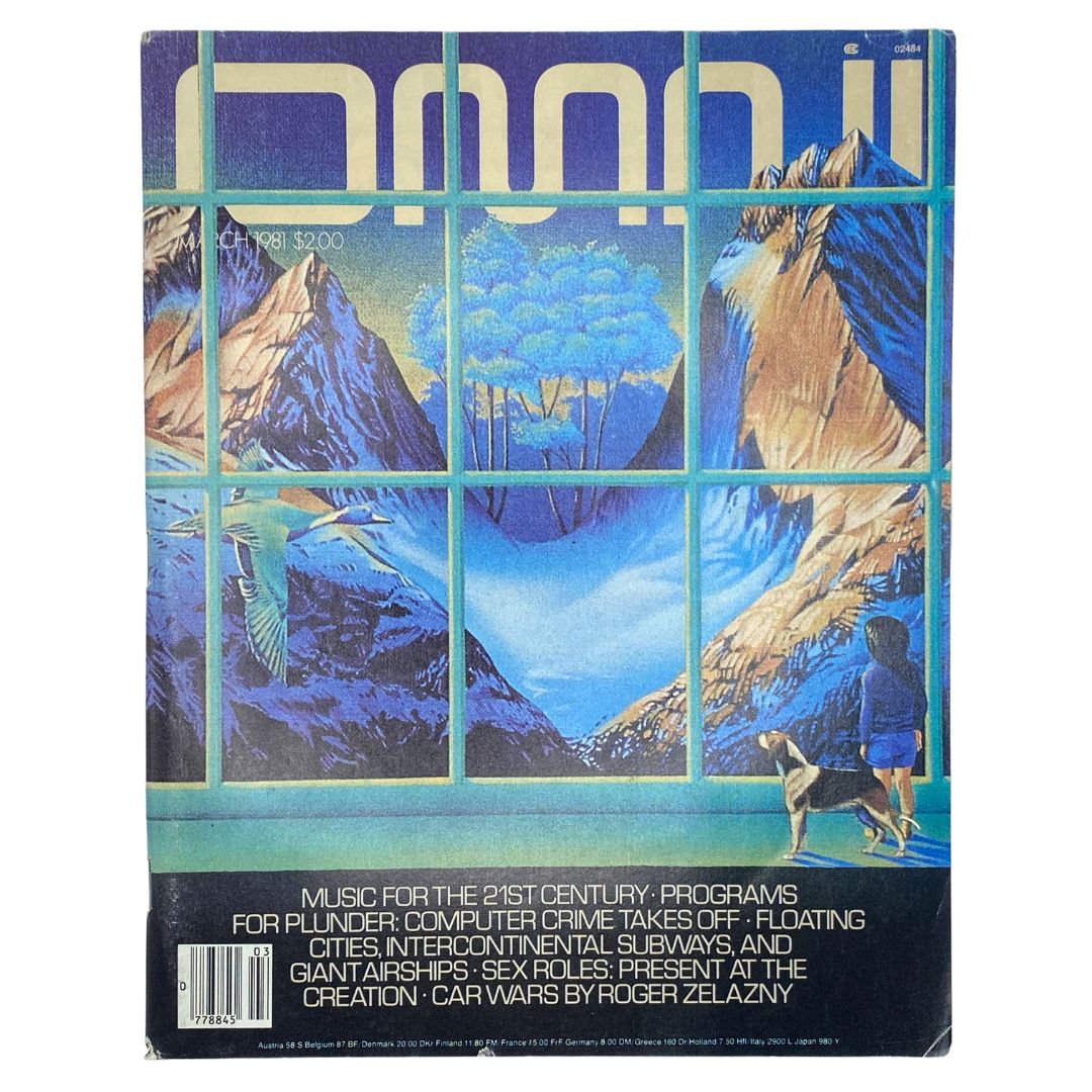 VTG Omni Magazine March 1981 Music for The 21st Century: Programs No Label