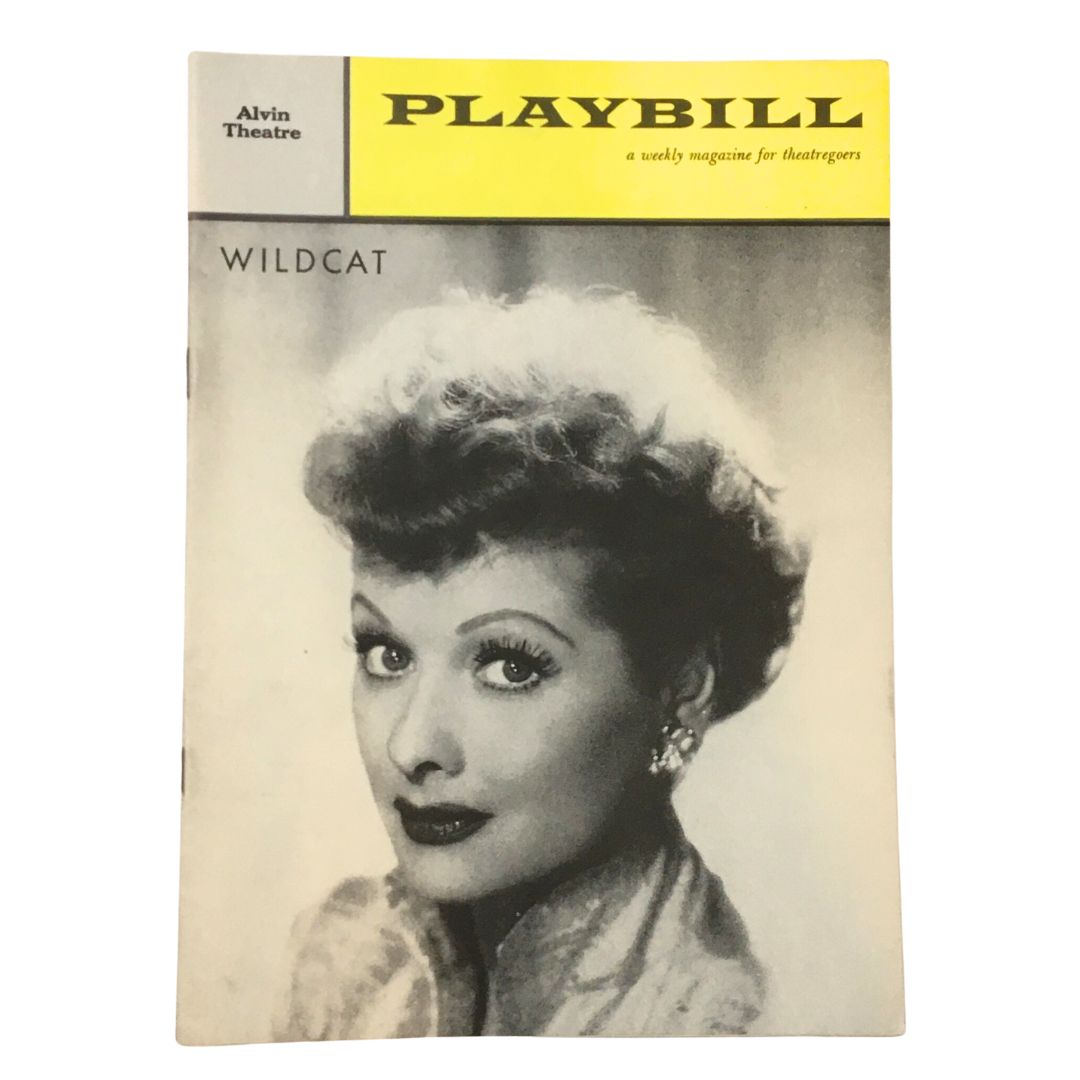 1961 Playbill Alvin Theatre Lucille Ball in Wildcat by Michael Kidd