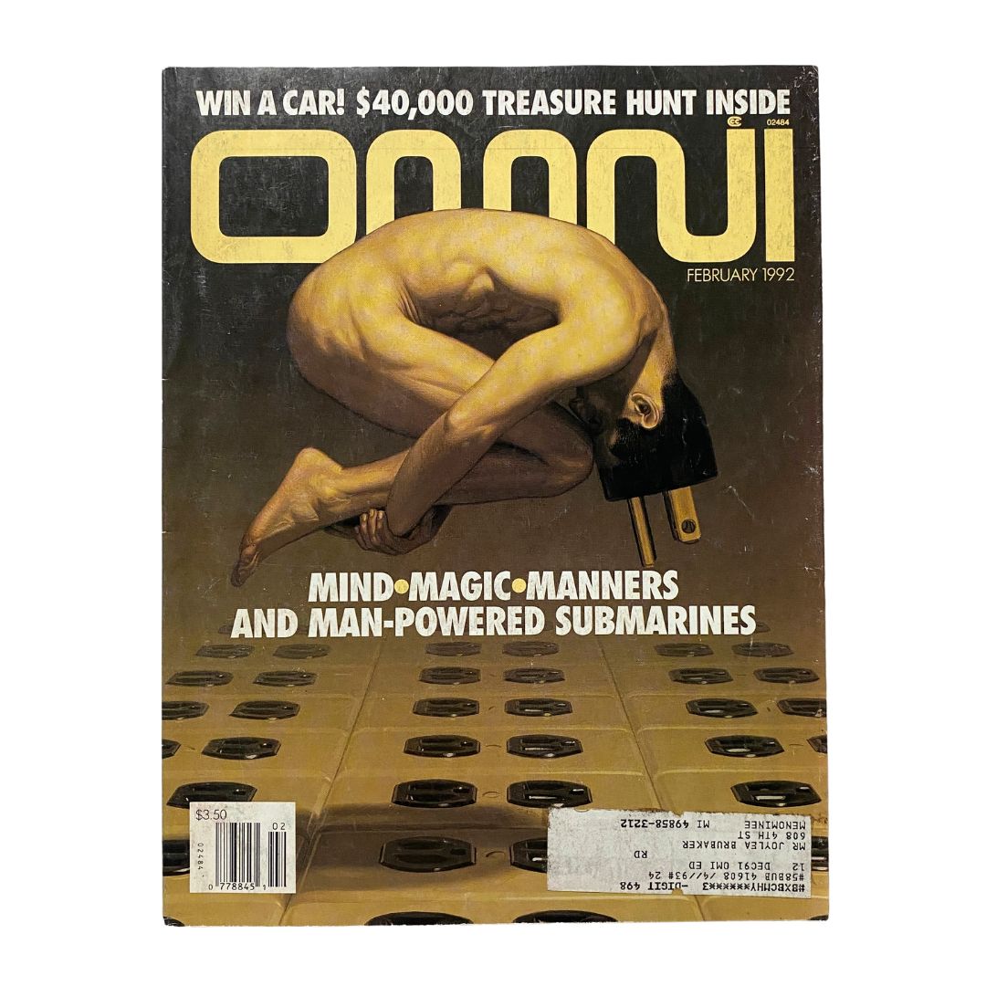 Omni Magazine February 1992 Vol 14 No. 5 Fiction: The Life of My Crime