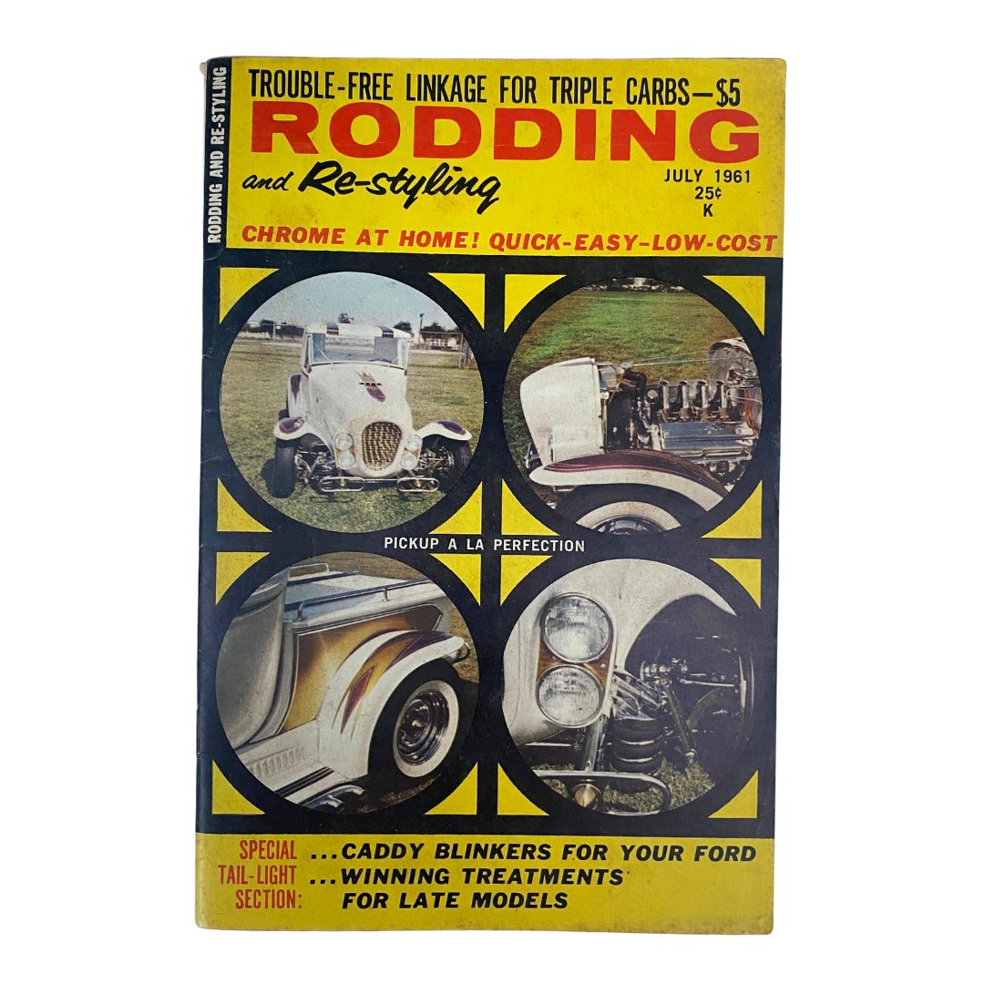 Rodding & Re-Styling Magazine July 1961 Pickup A La Perfection No Label