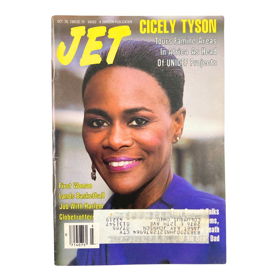 VTG Jet Magazine October 28 1985 Vol 69 #7 Cicely Tyson Head of UNICEF Projects