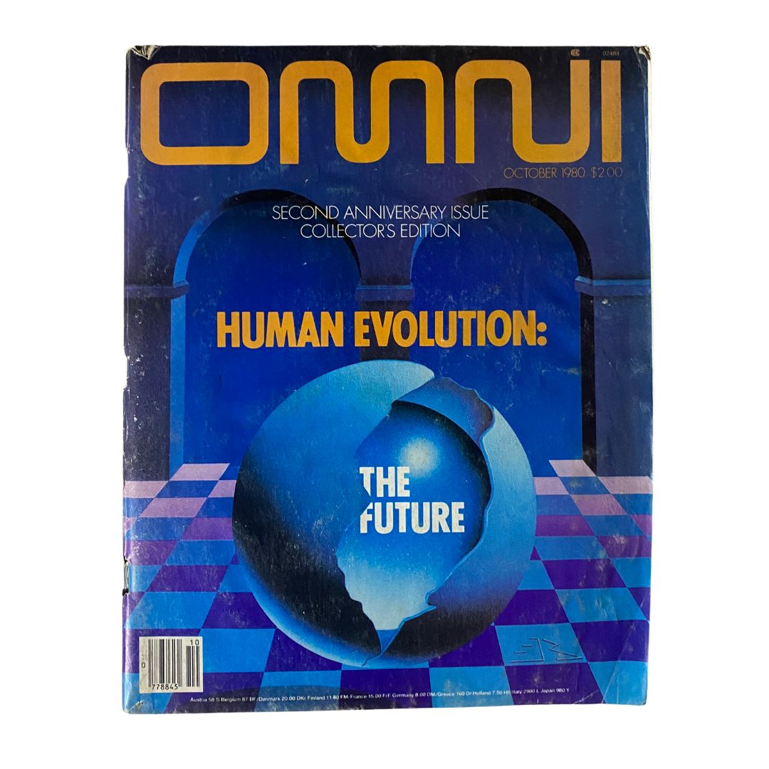 VTG Omni Magazine October 1980 Human Evolution The Future No Label