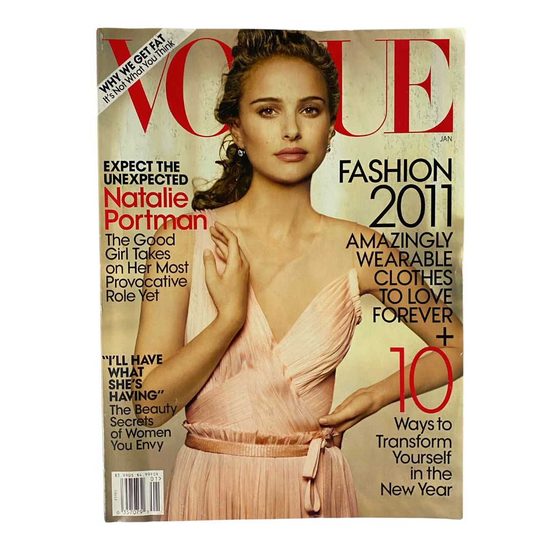 Vogue Magazine January 2011 Actress Natalie Portman No Label