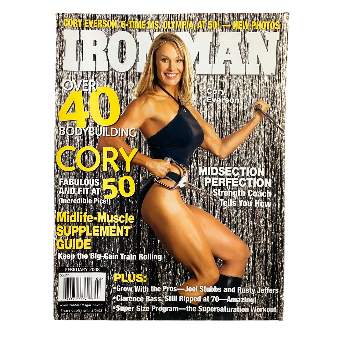 Muscular Development Magazine February 2008 Corinna Everson Cover No Label