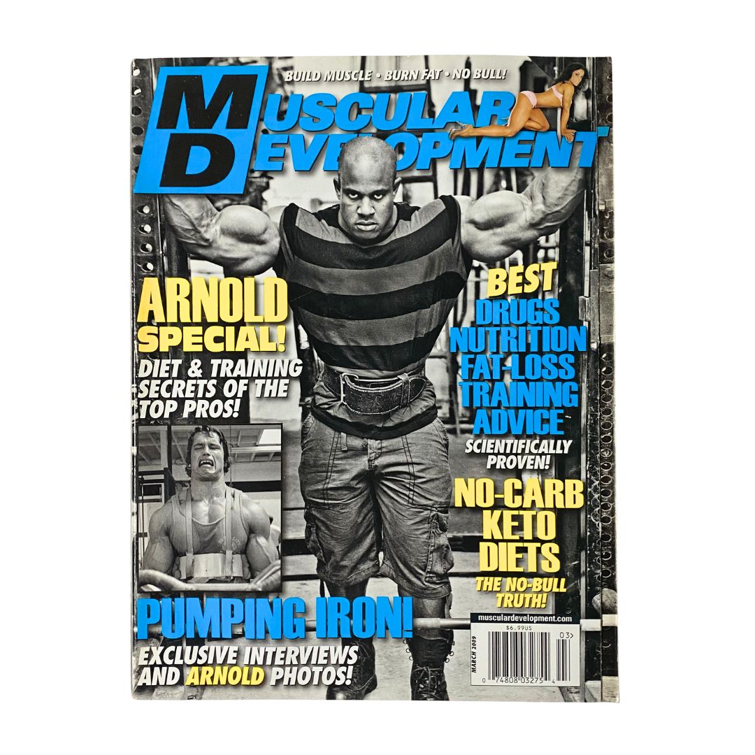 Muscular Development Magazine March 2009 Arnold Schwarzenegger No Label