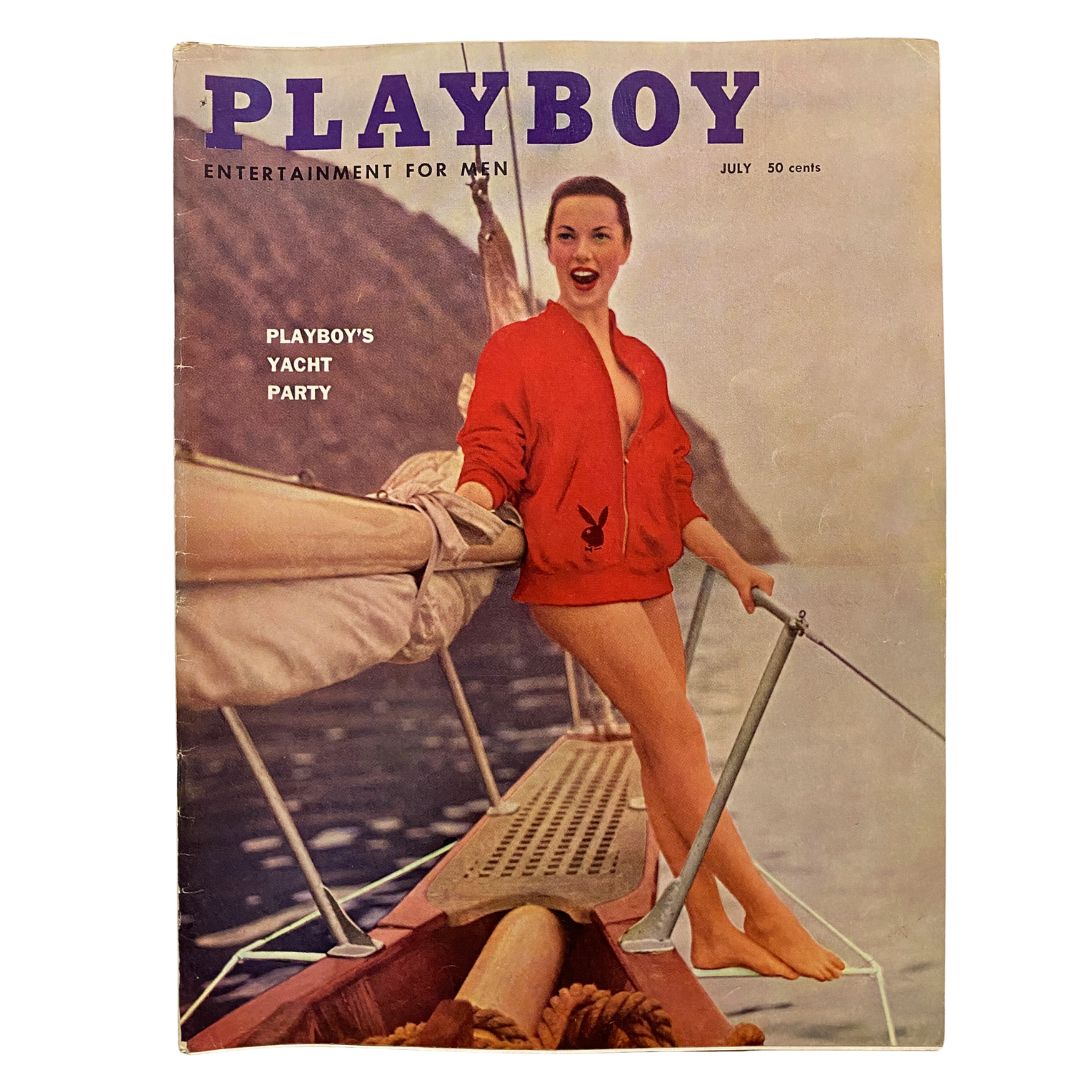 RES* VTG Playboy Magazine July 1957 Jean Jani w Centerfold No Label