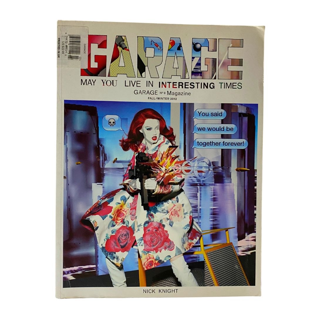 Garage Magazine Fall/Winter 2012 Nick Knight's Cover No Label