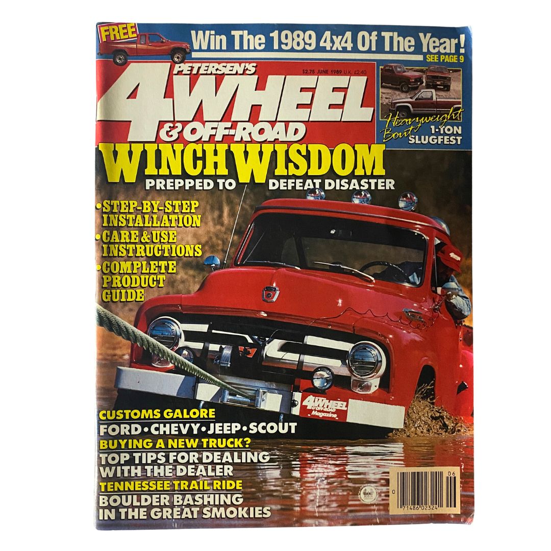 Petersen's 4-Wheel & Off-Road Magazine June 1989 Winch Wisdom No Label