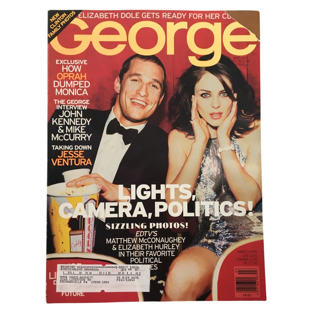 George Magazine March 1999 Matthew McConaughey and Elizabeth Hurley