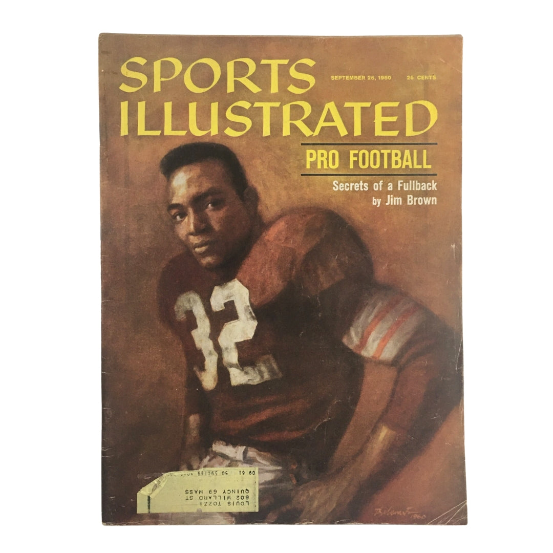 Sports Illustrated Magazine September 26 1960 Fullback Jim Brown