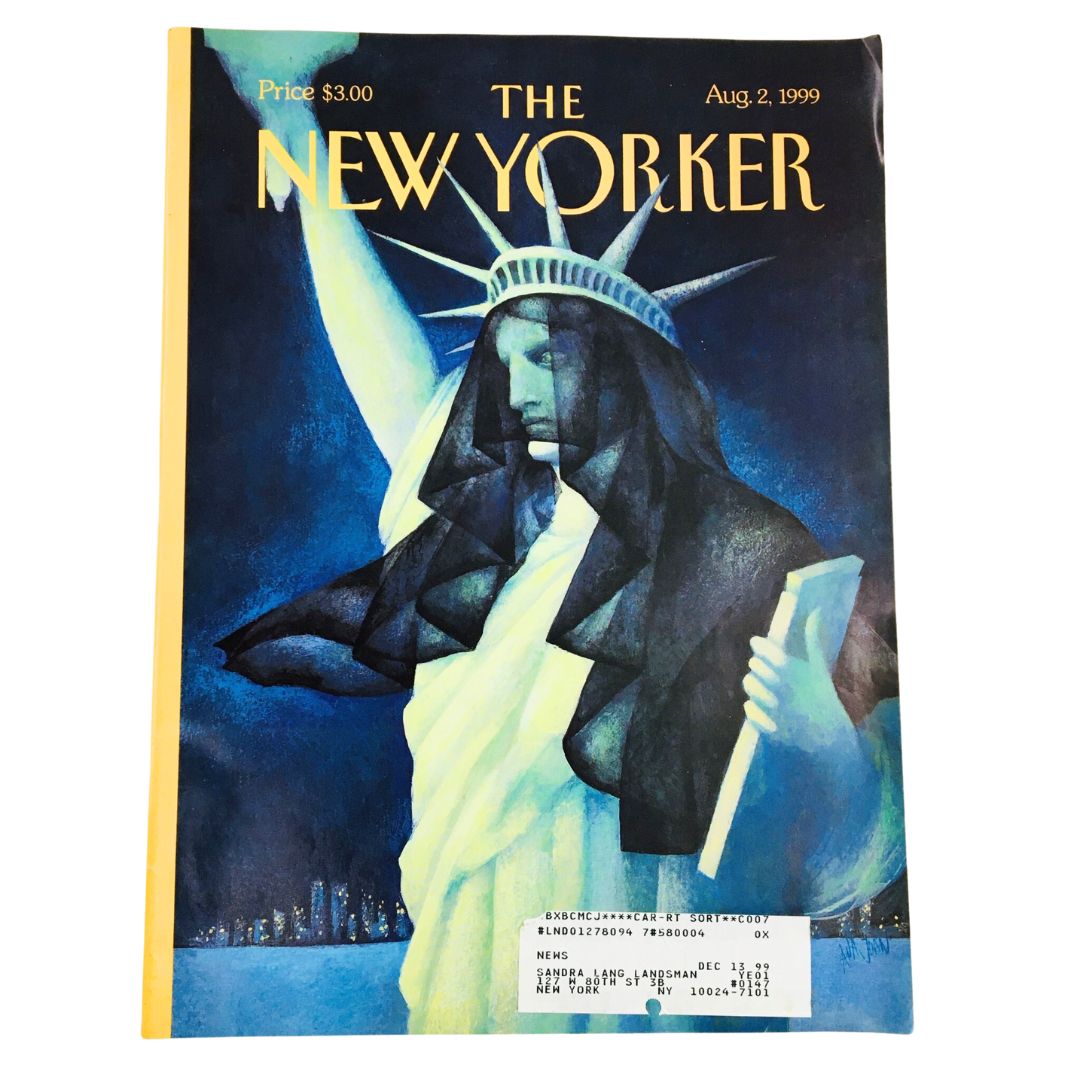 The New Yorker Full Magazine August 2 1999 City in Mourning by Ana Juan VG