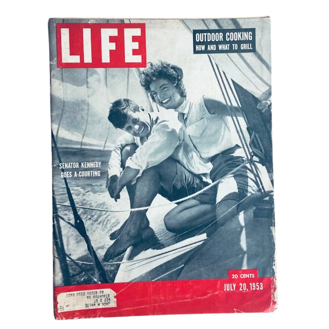 VTG Life Magazine July 20 1953 John F Kennedy & Jackie at Cape Cod