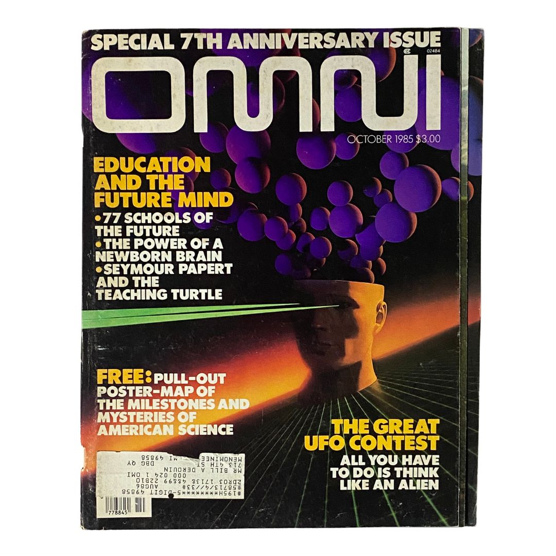 VTG Omni Magazine October 1985 Education and The Future Mind