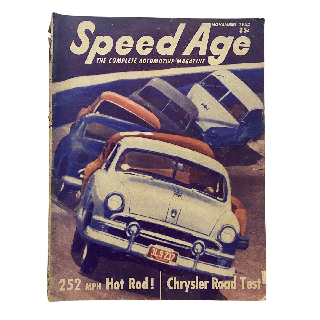 VTG Speed Age Magazine November 1952 Vol 6 No. 7 Hot Rods at Bonneville No Label