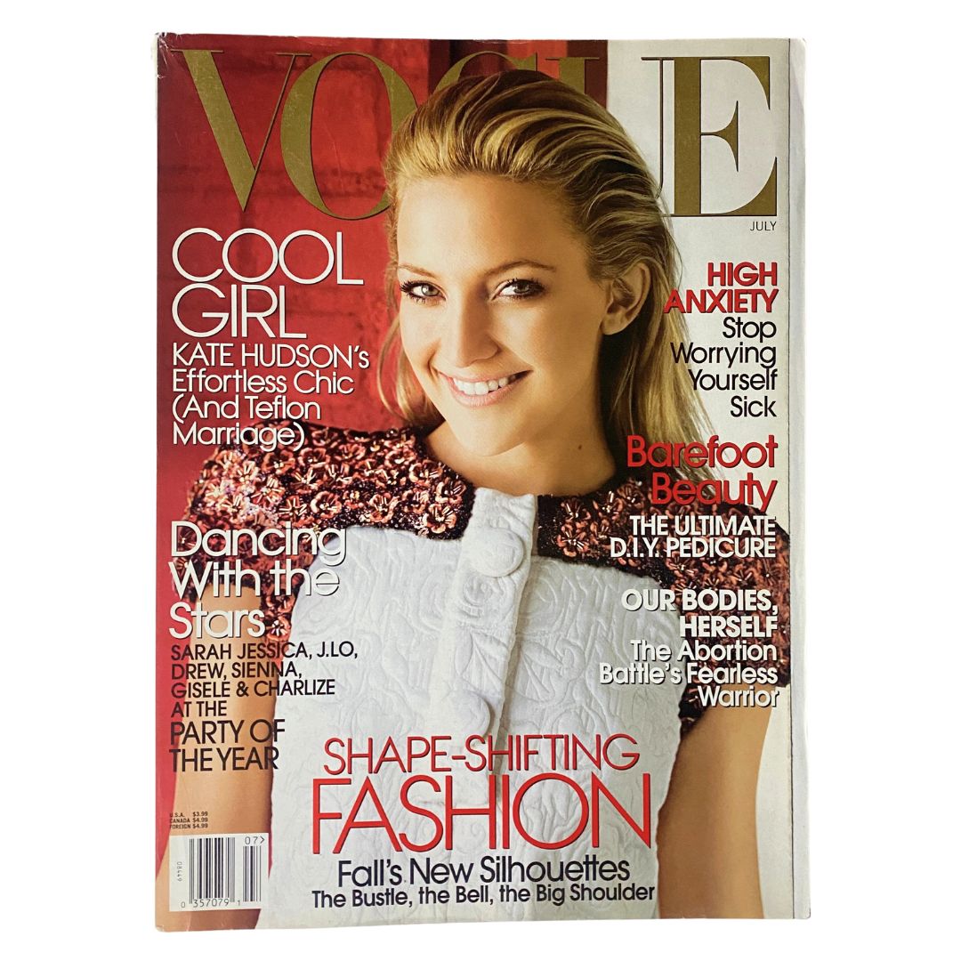 Vogue Magazine July 2006 Kate Hudson by Mario Testino No Label