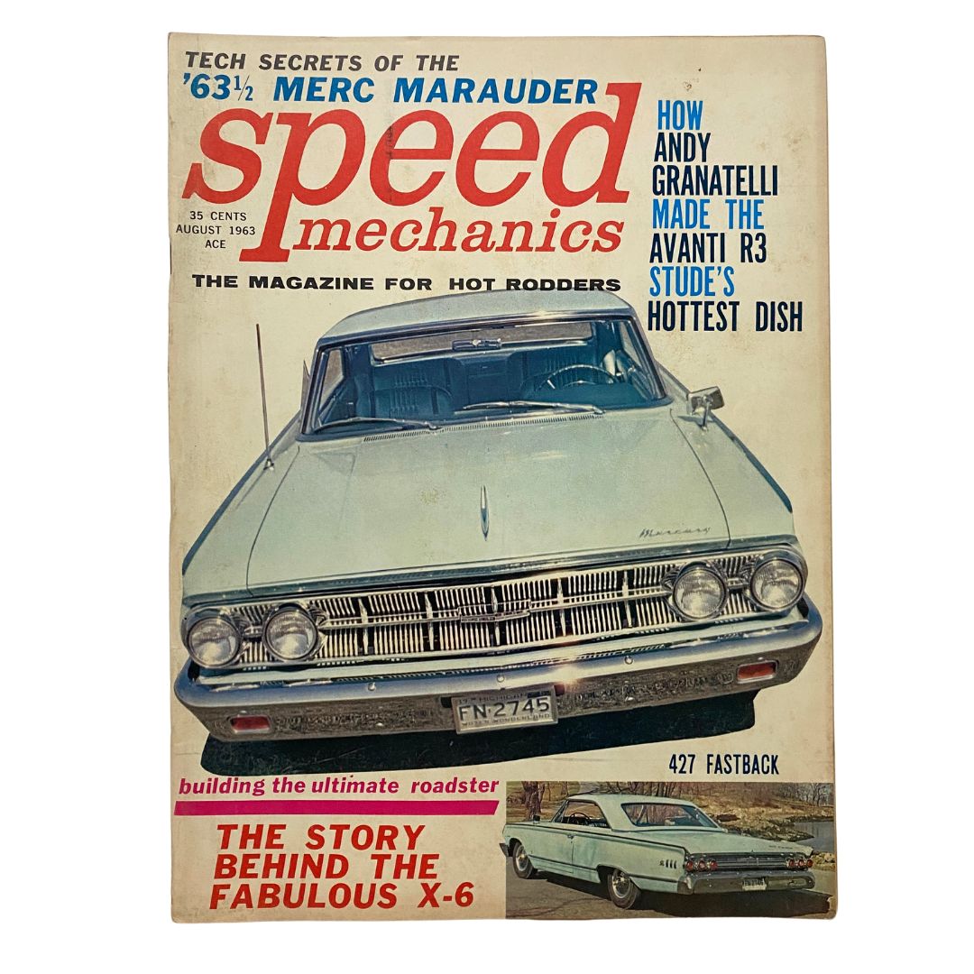 VTG Speed Mechanics Magazine August 1963 M from Dreamborn Marauder No Label