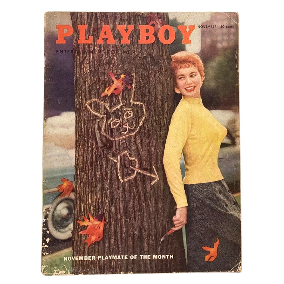 Playboy Magazine November 1955 Playmate Barbara Cameron w Centerfold No Label