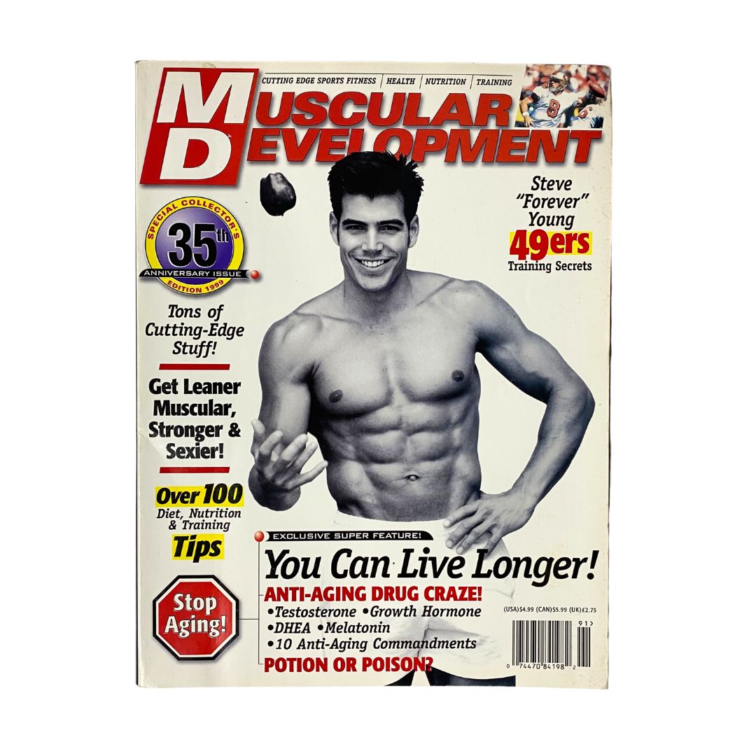 Muscular Development Magazine 1999 Steve Young 35th Anniversary No Label