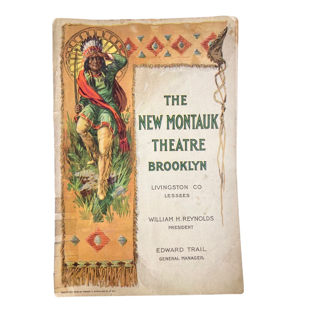 1913 The New Montauk Theatre Brooklyn Julian Eltinge in The Fascinating Widow