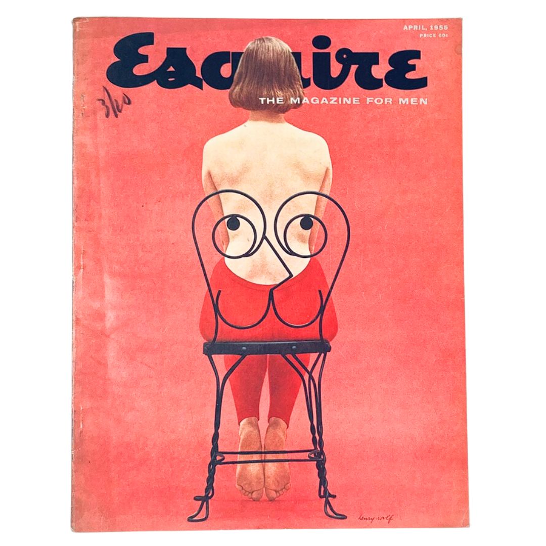 VTG Esquire Magazine April 1955 No. 257 Bond Street The Regal Touch No Label