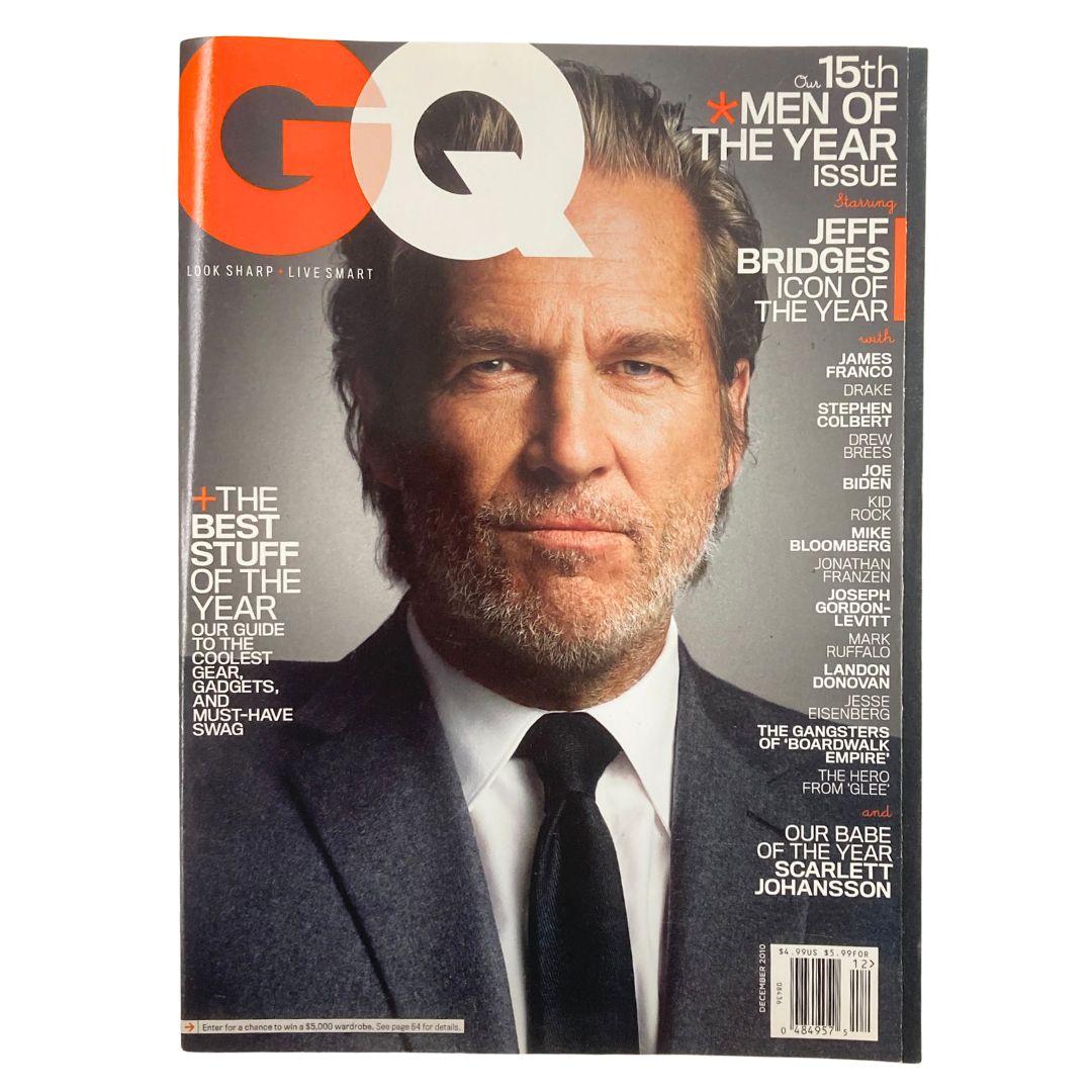 GQ Magazine December 2010 Jeff Bridges Icon of the Year w James Franco No Label