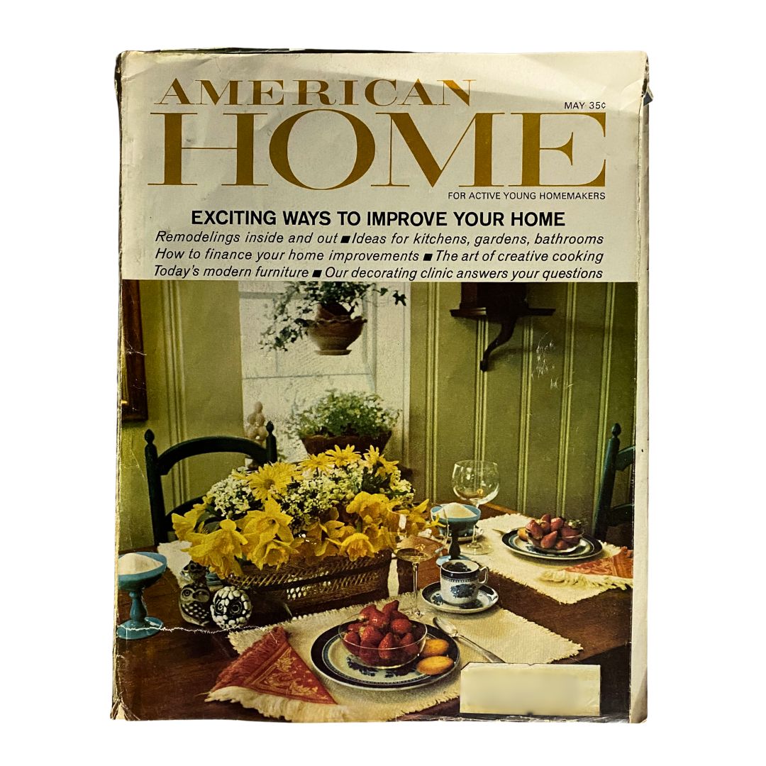 VTG American Home Magazine May 1967 Exciting Ways To Improve Your Home