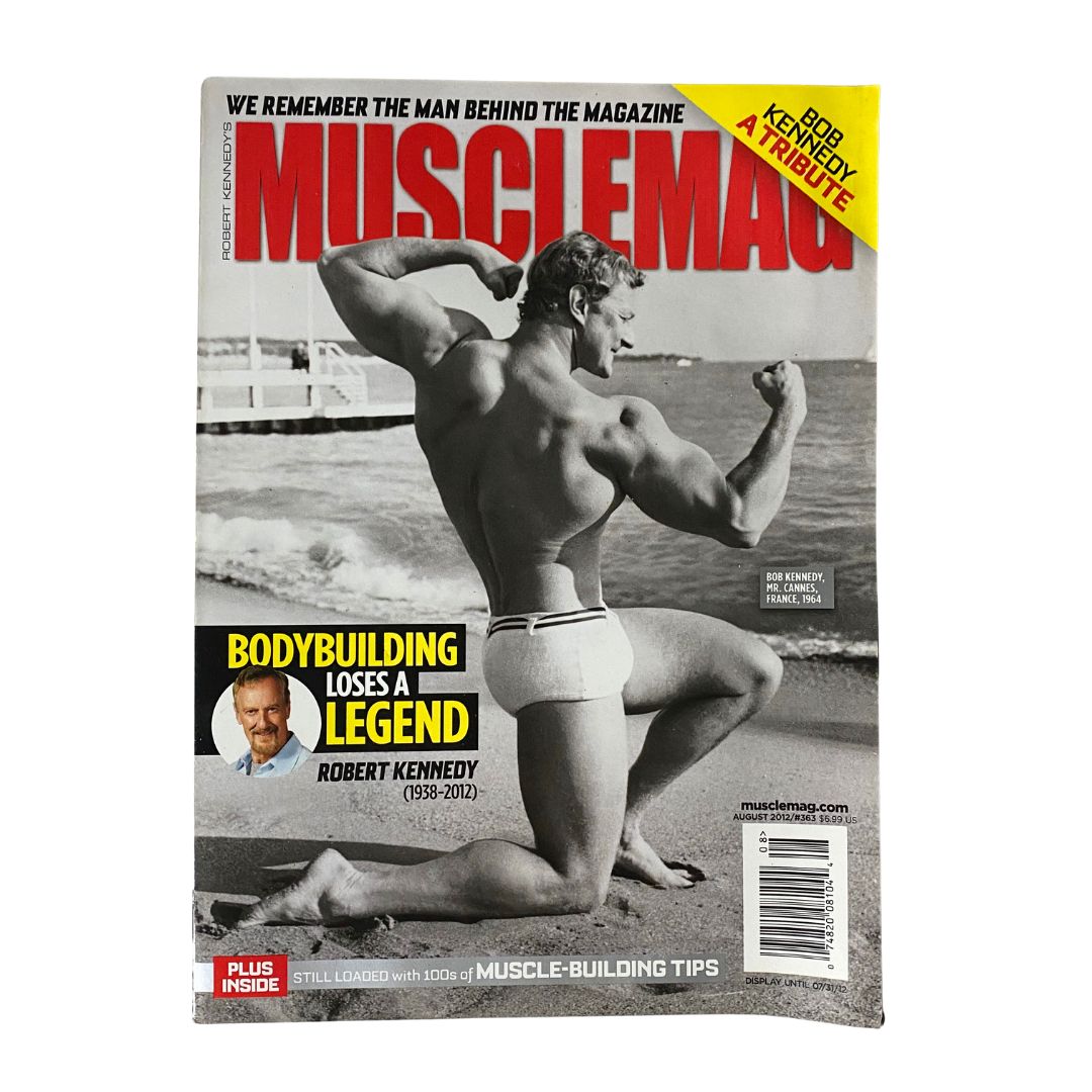 MuscleMag Magazine August 2012 No. 363 Robert Kennedy No Label