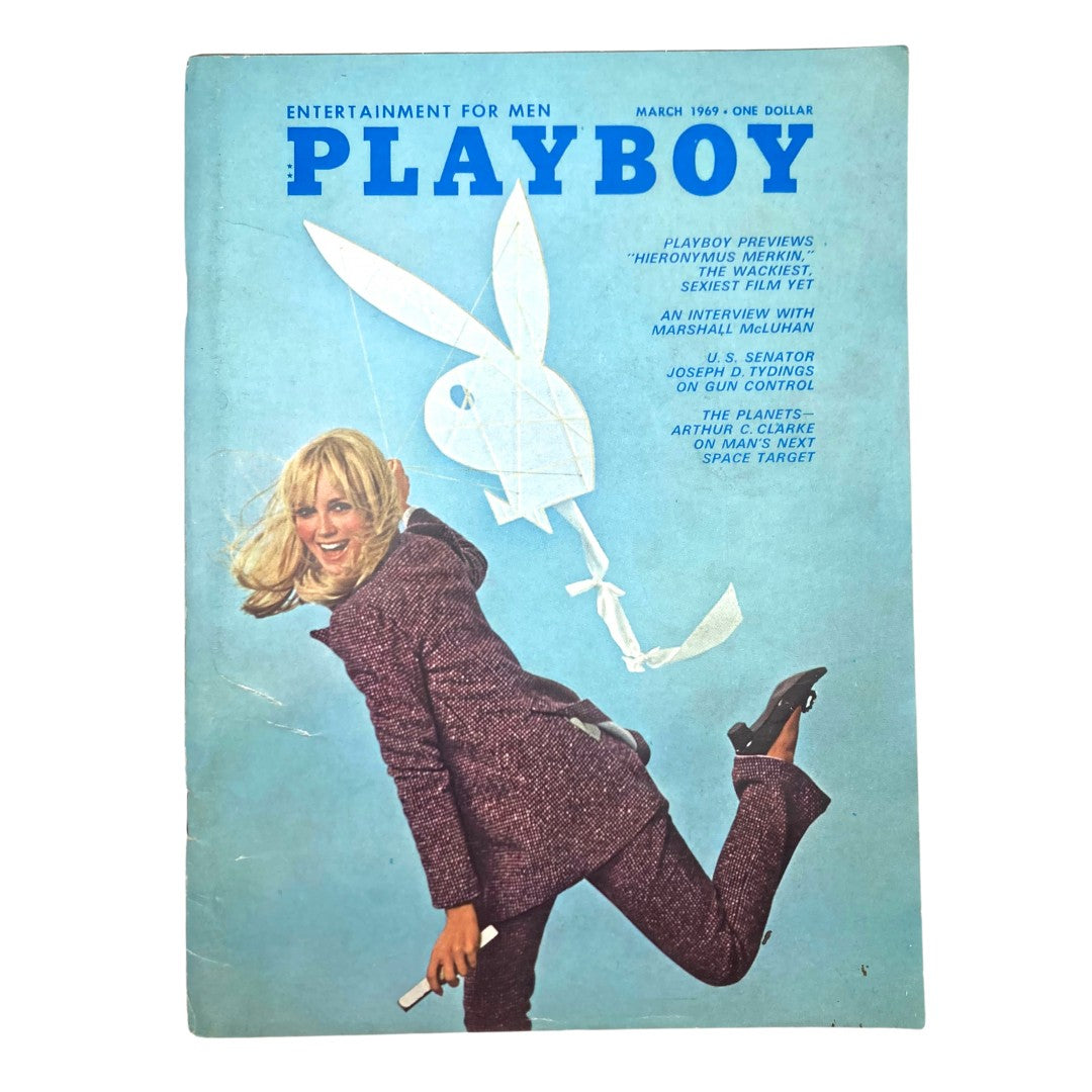 Playboy Magazine March 1969 Playmate Penny James w Centerfold No Label