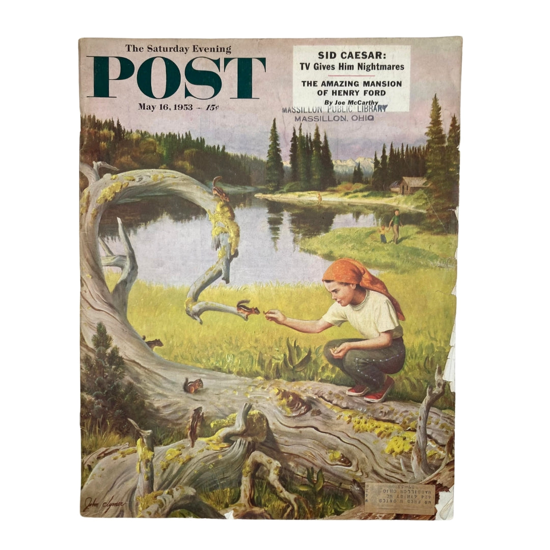 Saturday Evening Post Magazine May 16 1953 Big Western Hills - John Clymer