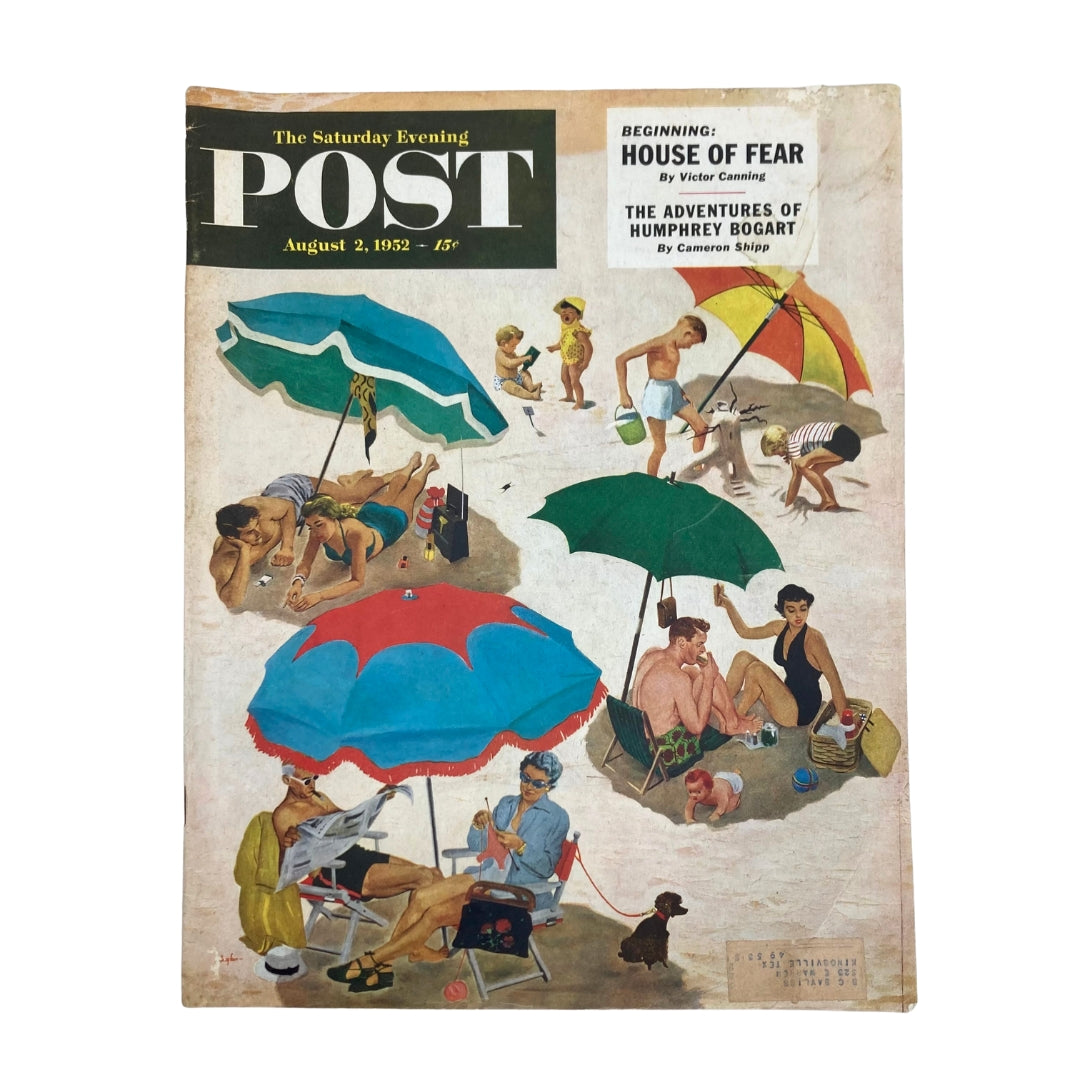 Saturday Evening Post Magazine August 2 1952 The Adventures of Humphrey Bogart