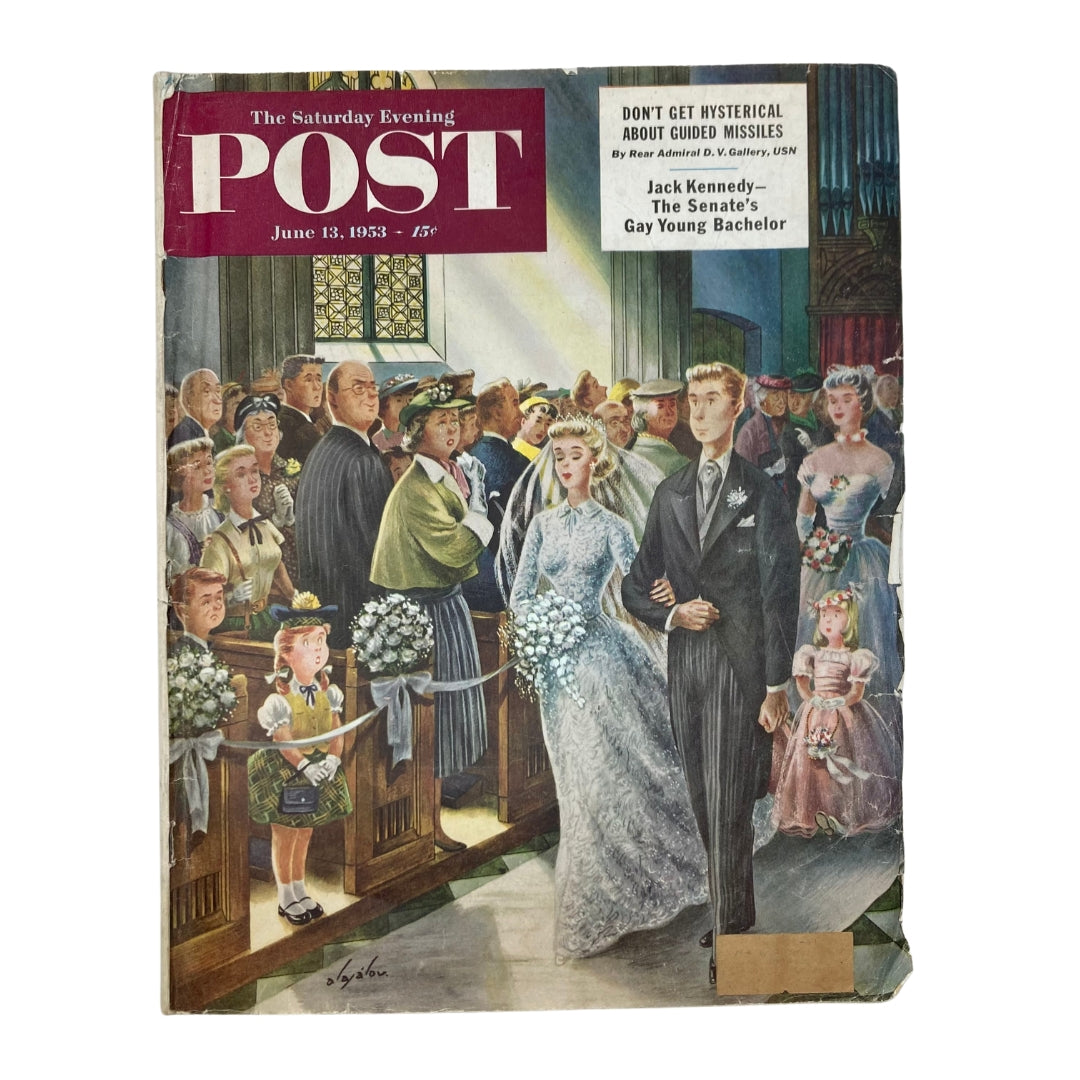 RES* Saturday Evening Post Magazine June 13 1953 The Marriage Bedazed - Alajalov