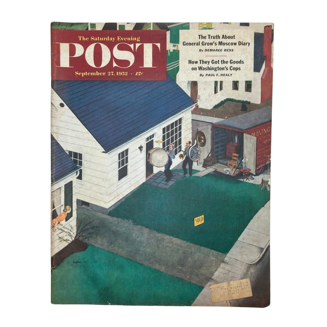 Saturday Evening Post Magazine September 27 1952 Homemade Music - George Hughes