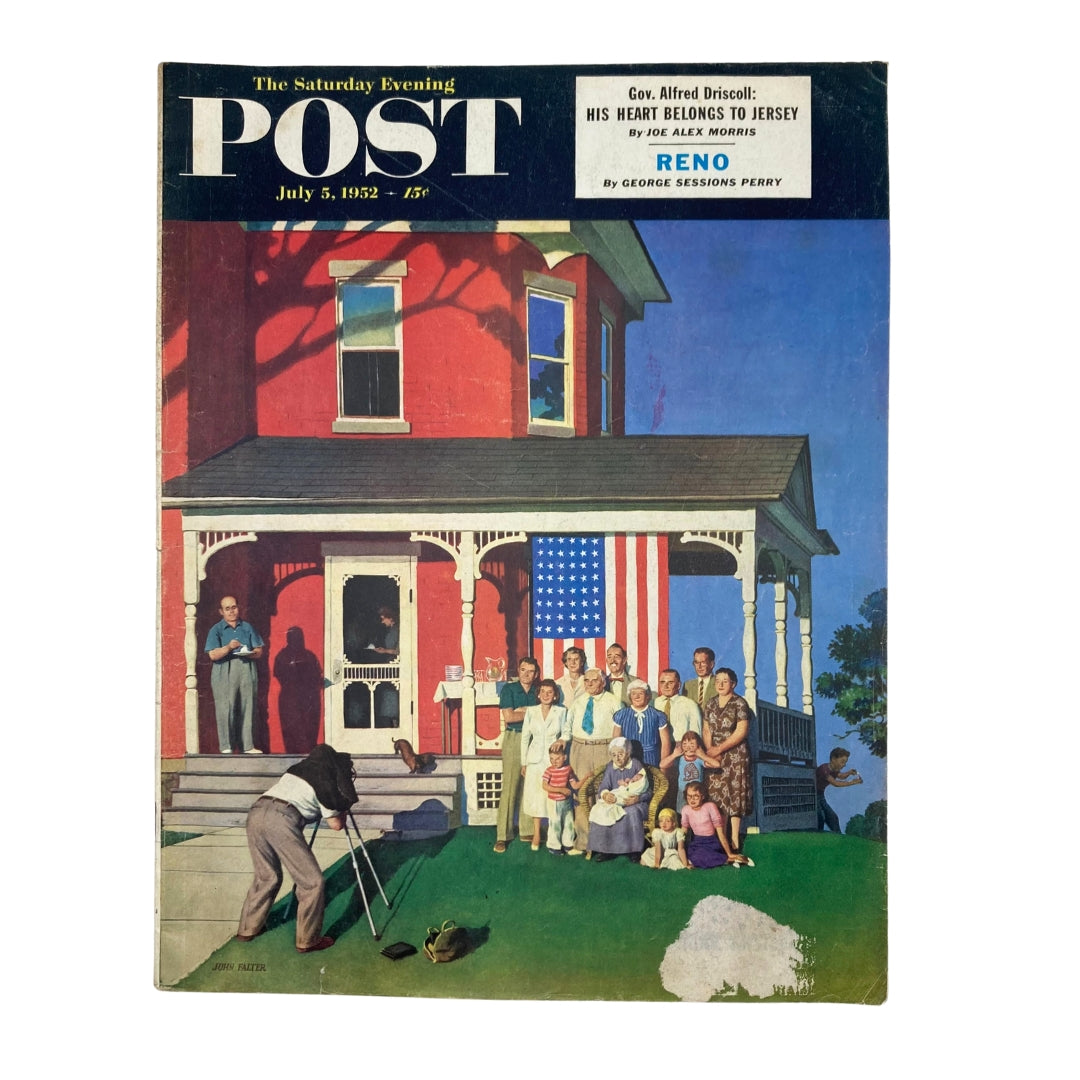 Saturday Evening Post Magazine July 5 1952 Independence - John Falter