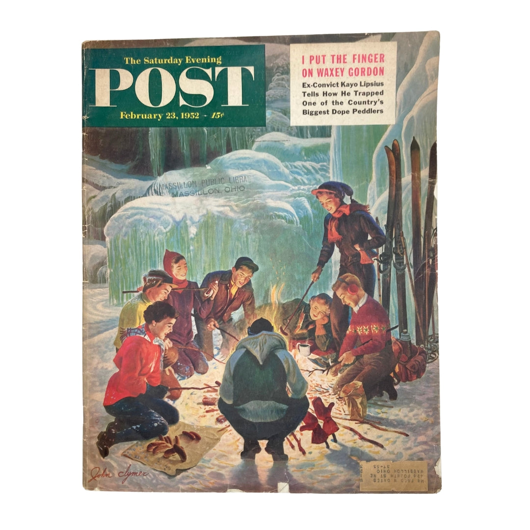 Saturday Evening Post Magazine February 23 1952 An Old Foggy by John Clymer