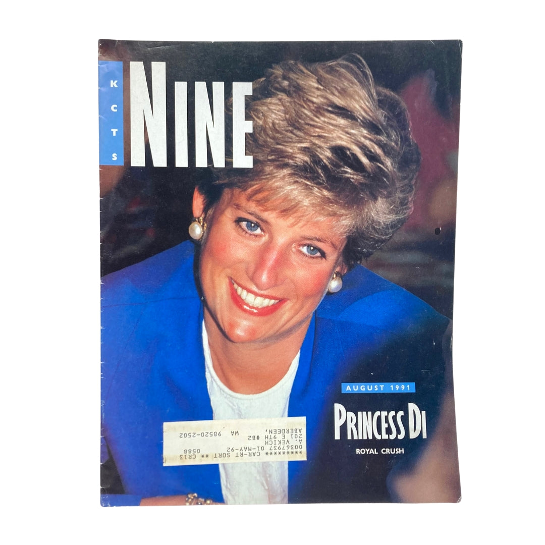 KCTS Nine Magazine August 1991 Vol 5 No. 8 Princess Diana, The Royal Crush