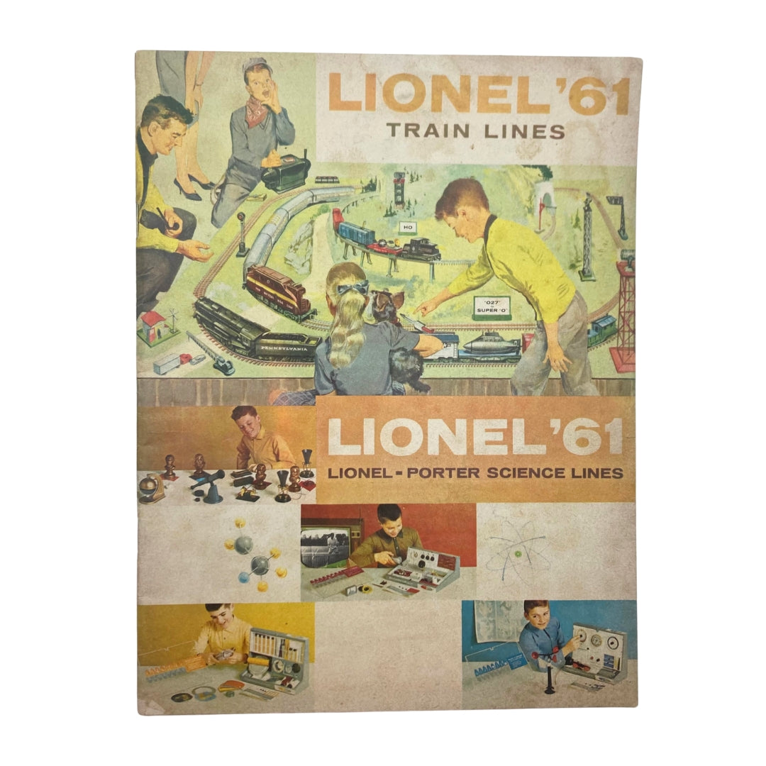 1961 Lionel Model Railroad Train Porter Science Lines Catalog