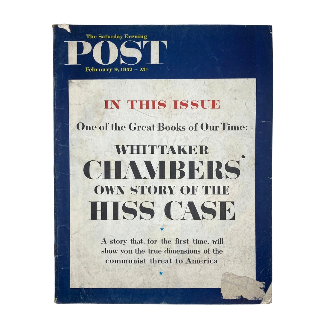 Saturday Evening Post Magazine February 9 1952 Whittaker Chambers - Rockwell