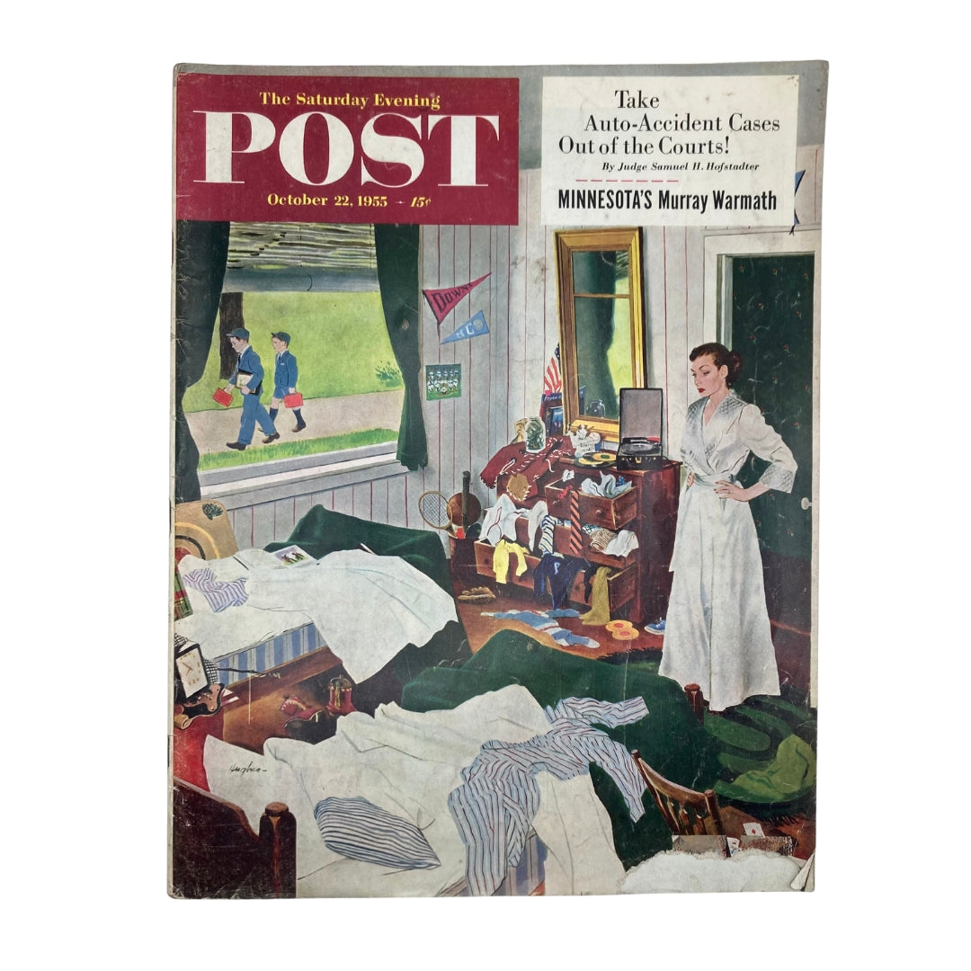 Saturday Evening Post Magazine October 22 1955 Hughes GD Interior No Label