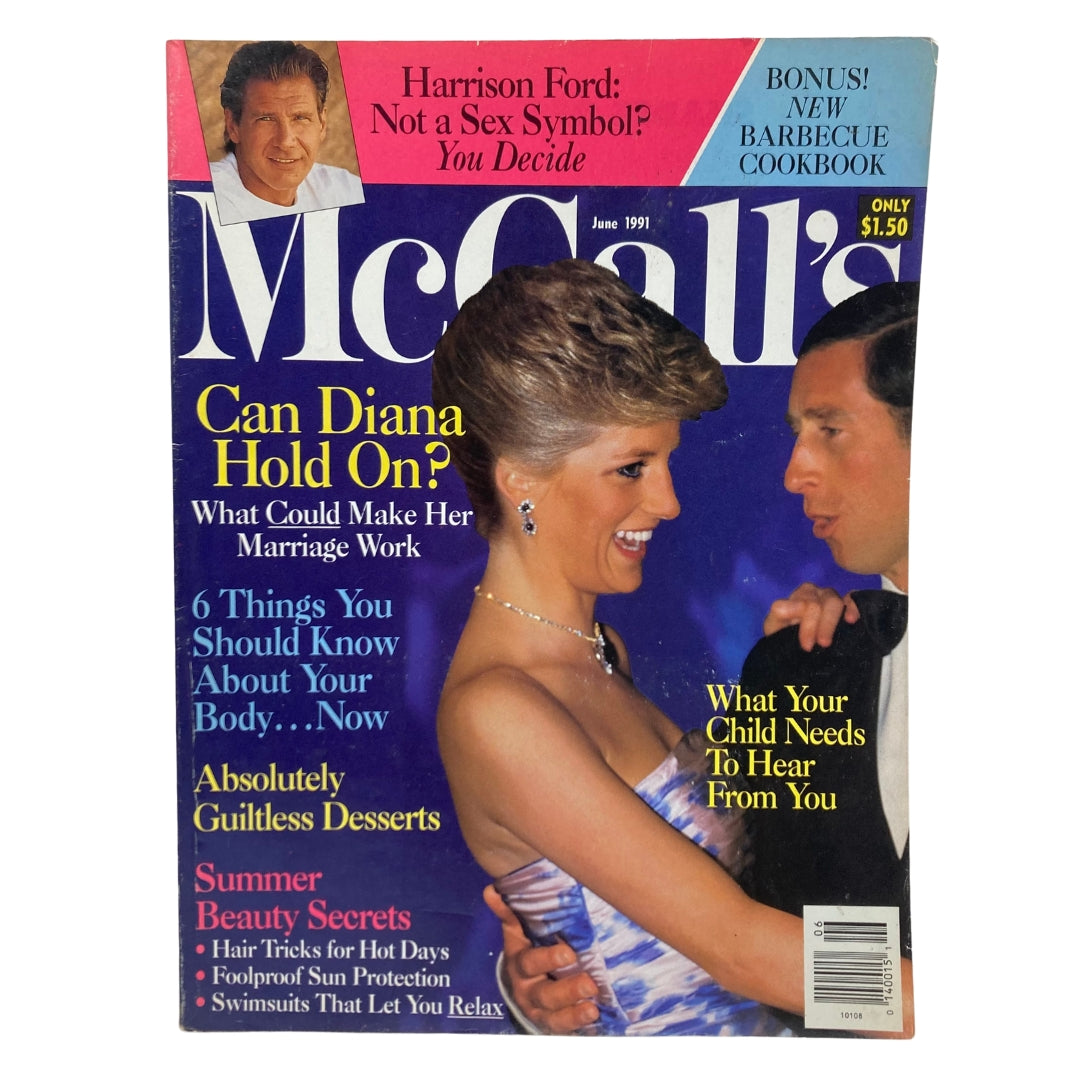 McCall's Magazine June 1991 Princess Diana and Prince Charles No Label