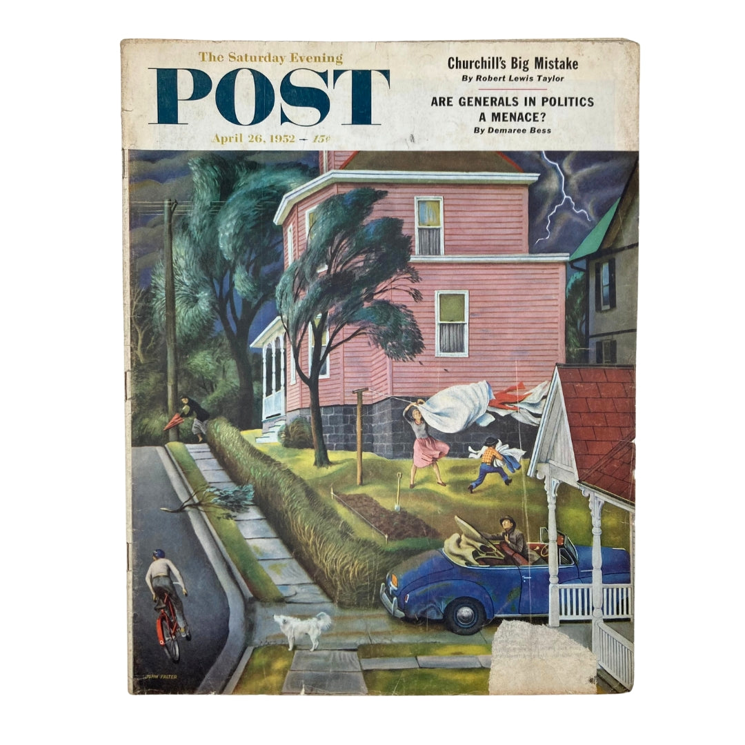 Saturday Evening Post Magazine April 26 1952 Little Boyhood - John Falter