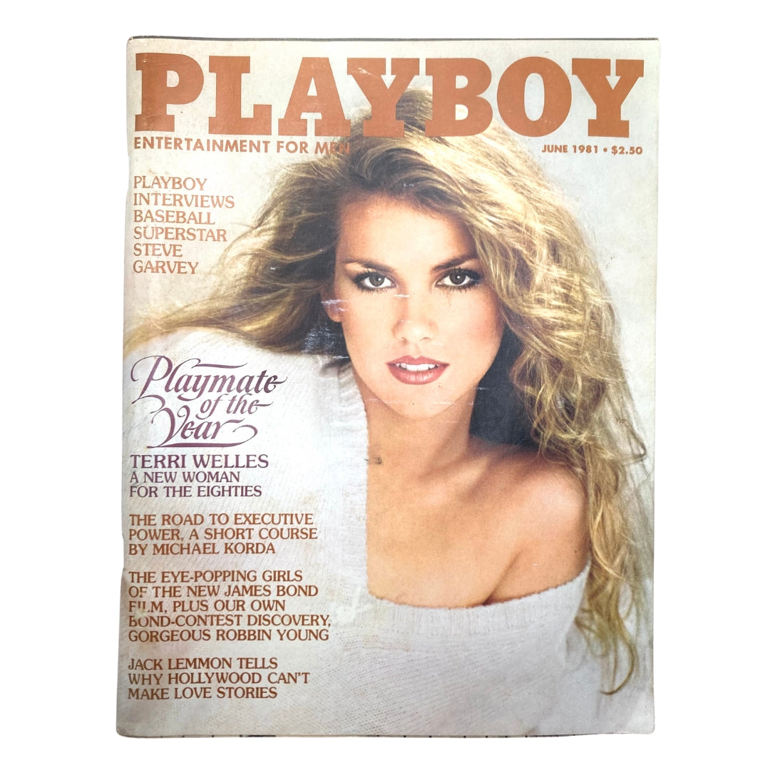 VTG Playboy Magazine June 1981 Cathy Larmouth w Centerfold No Label