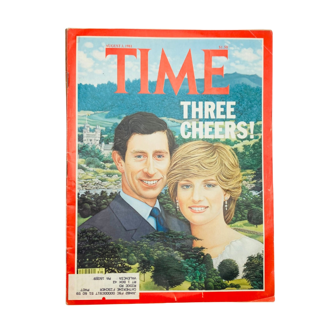 VTG Time Magazine August 3 1981 Prince Charles & Princess Diana of Wales