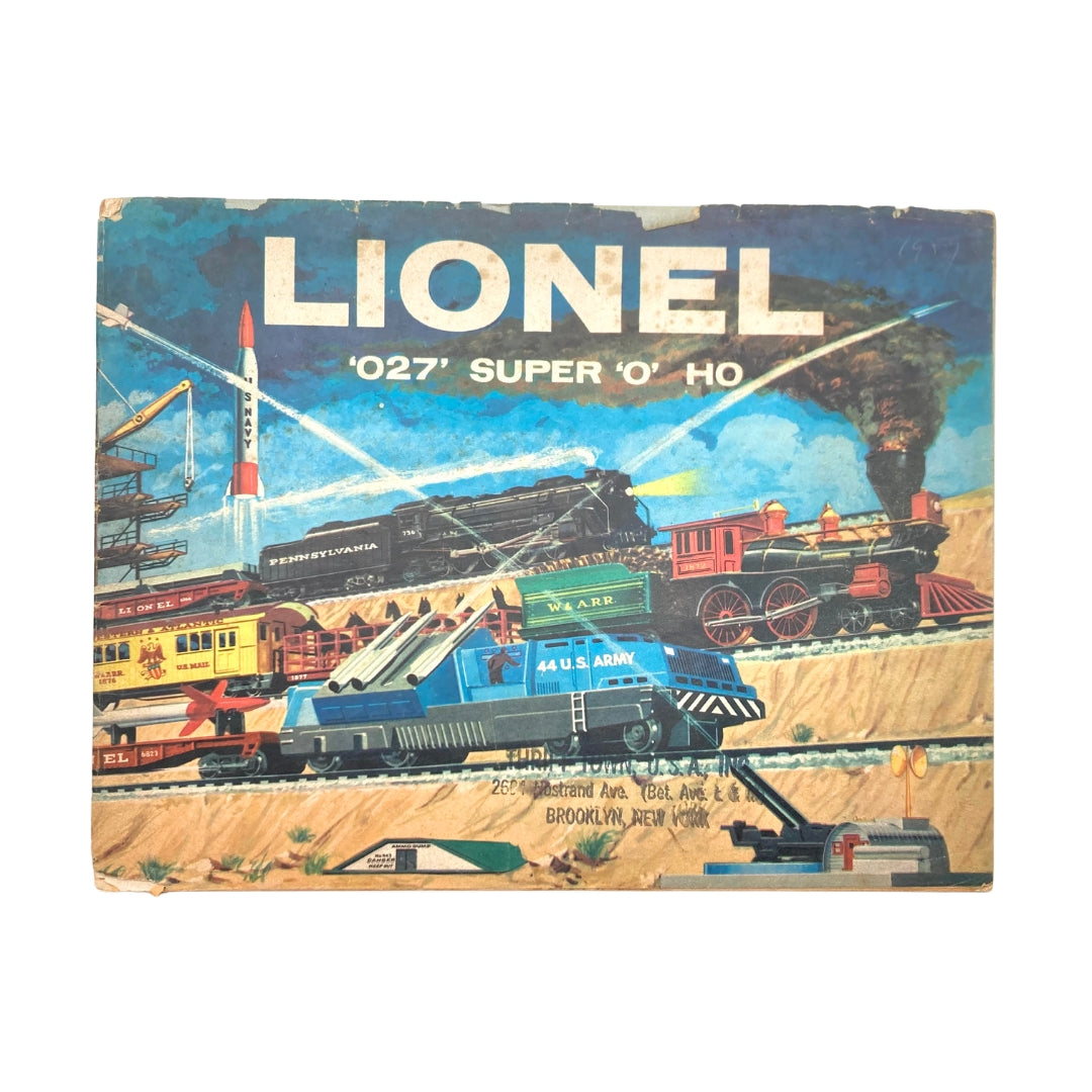 1959 Lionel Model Railroad Train 'O27' Super 'O' and Ho Catalog GD Interior