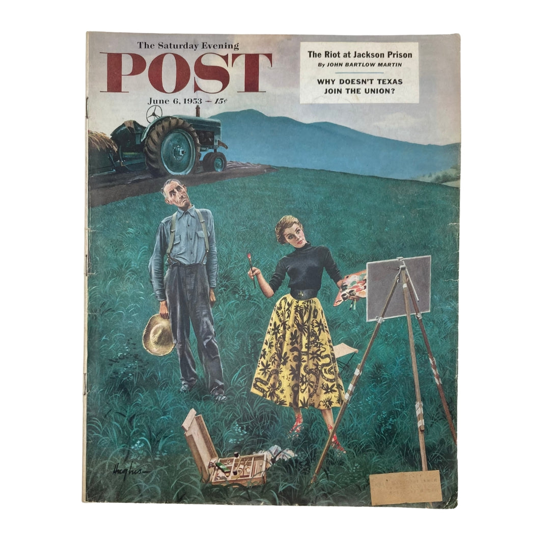 Saturday Evening Post Magazine June 6 1953 Silas Artcritics - George Hughes