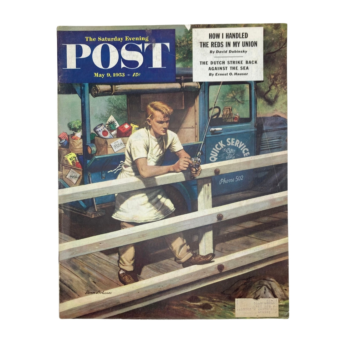 RES* Saturday Evening Post Magazine May 9 1953 Jack the Lad - Stevan Dohanos