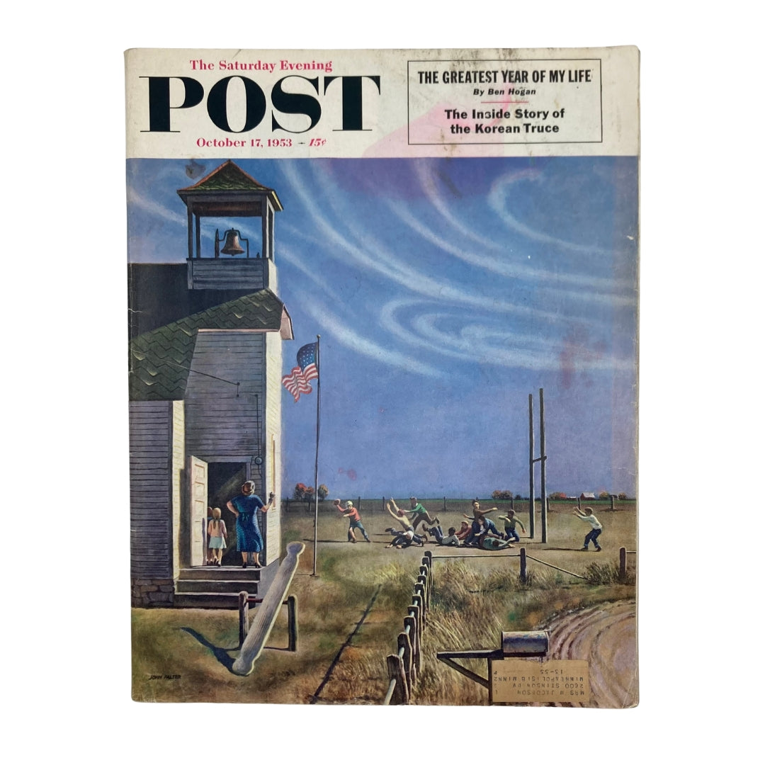 Saturday Evening Post Magazine October 17 1953 As Autumn - John Falter