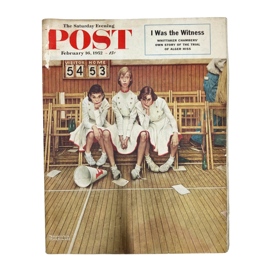 Saturday Evening Post Magazine February 16 1952 Norman Rockwell No Label