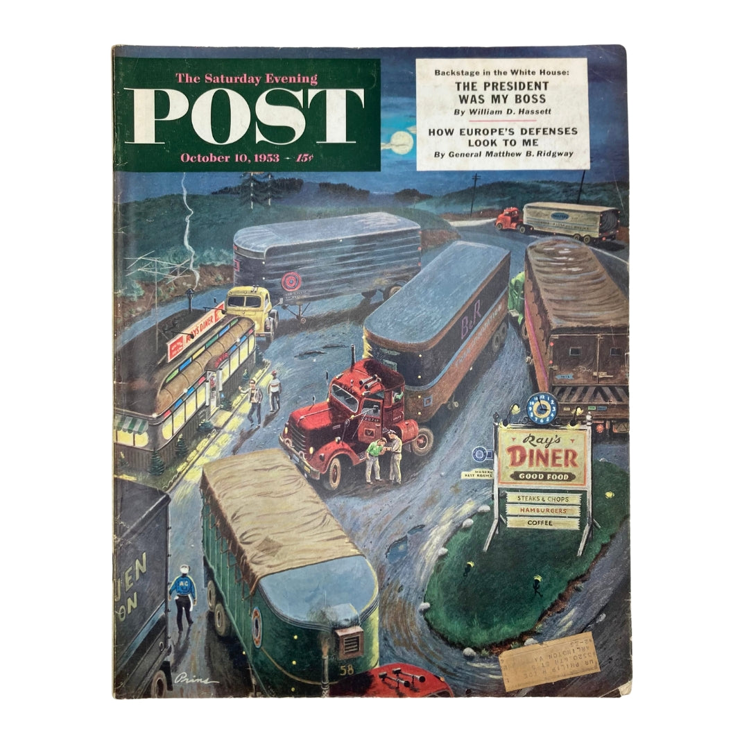 Saturday Evening Post Magazine October 10 1953 The Country Club - Ben Prins