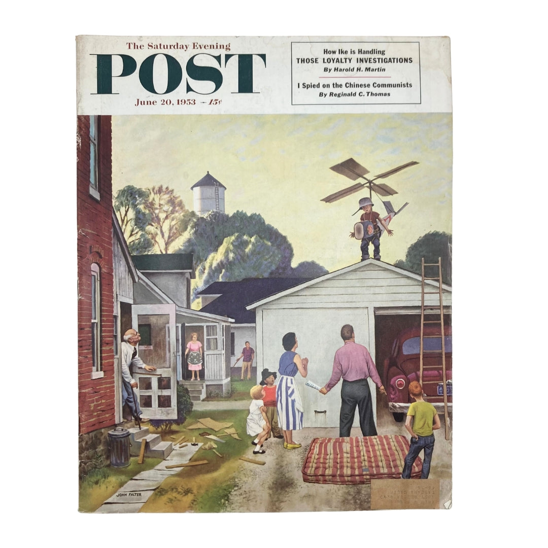 Saturday Evening Post Magazine June 20 1953 Little Harry - John Falter