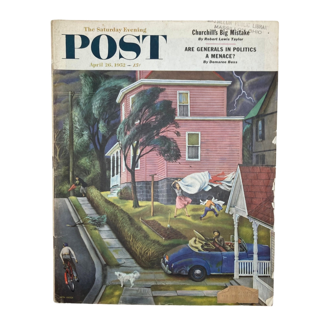 Saturday Evening Post Magazine April 26 1952 Little Boyhood - John Falter